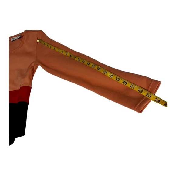 Proenza Schouler Colorblock White Label Jersey Bodysuit L Long sleeve Luxury - Picture 13 of 16